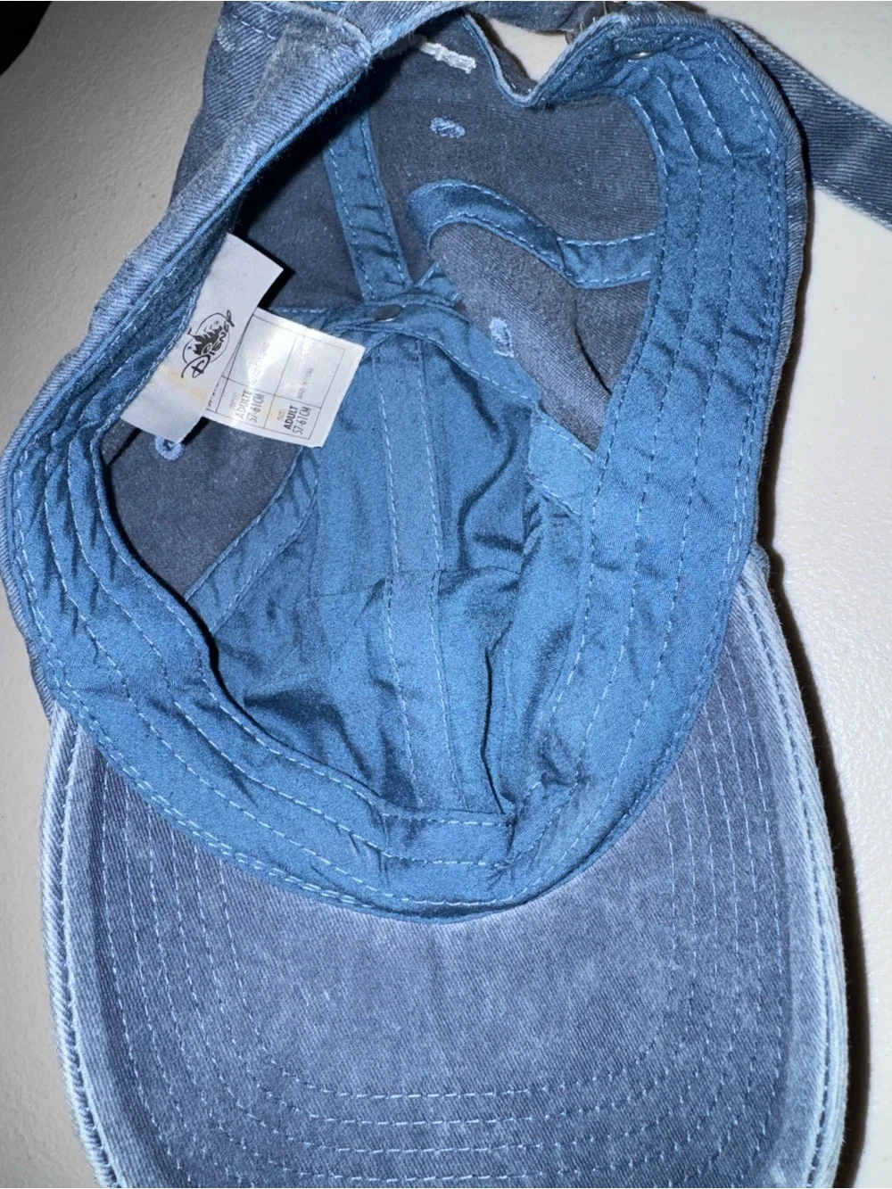 Disney Denim Blue Mickey Mouse Baseball Hat